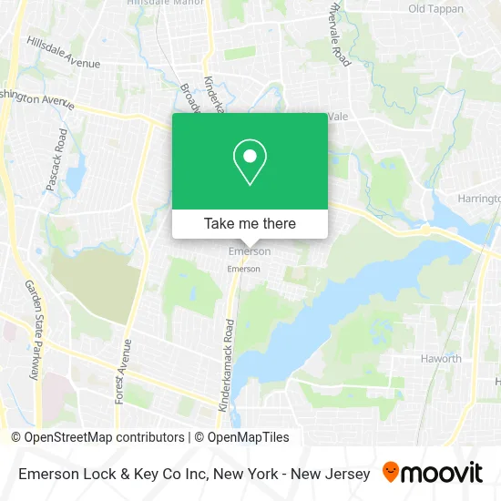 Emerson Lock & Key Co Inc map