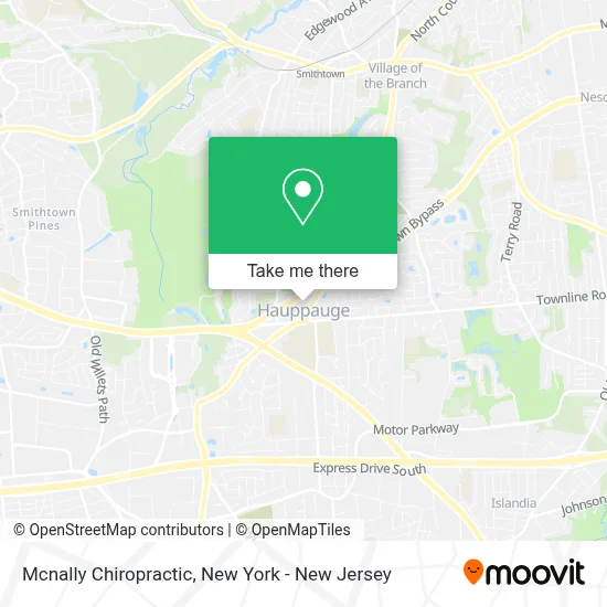 Mcnally Chiropractic map