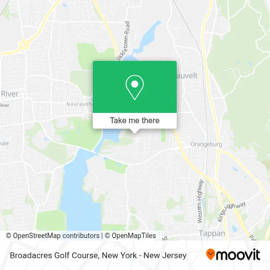 Broadacres Golf Course map