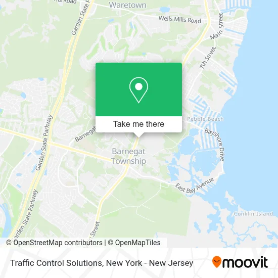 Traffic Control Solutions map