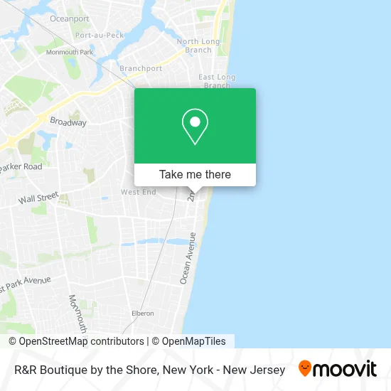 R&R Boutique by the Shore map