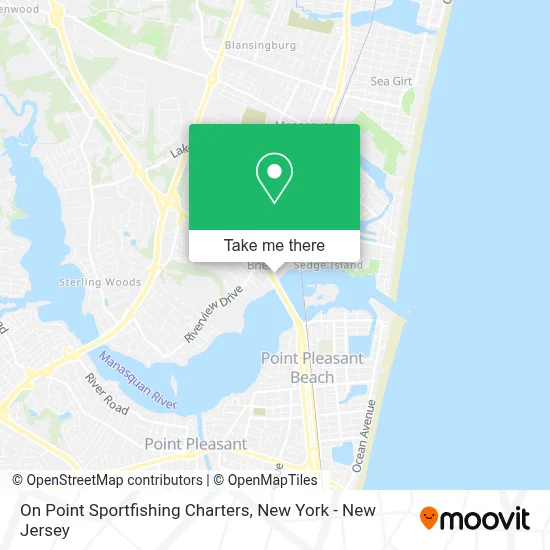 On Point Sportfishing Charters map