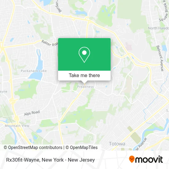 Rx30fit-Wayne map