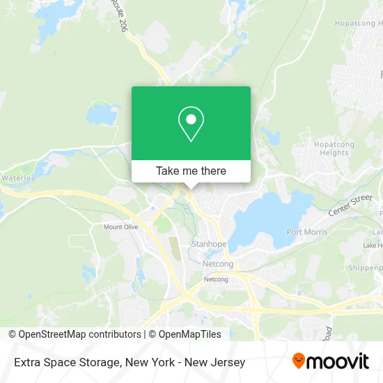 Extra Space Storage map