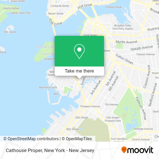 Cathouse Proper map