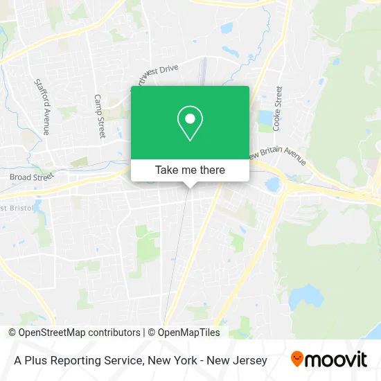A Plus Reporting Service map