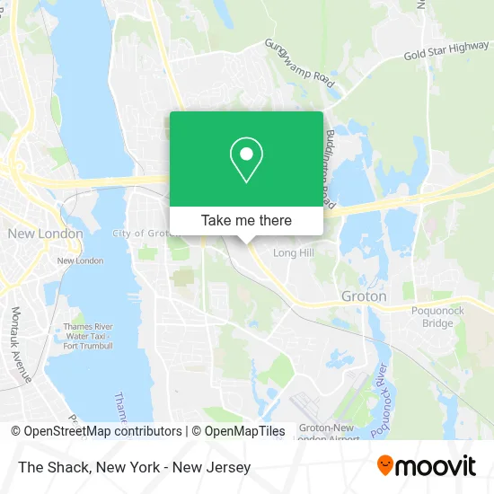 The Shack map