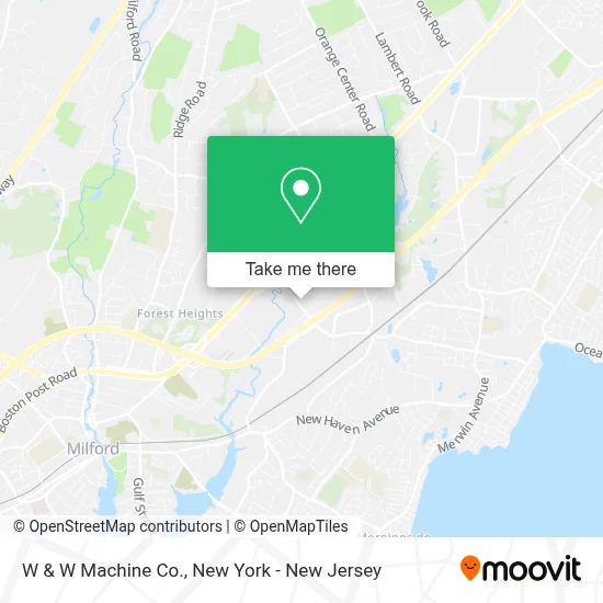 W & W Machine Co. map