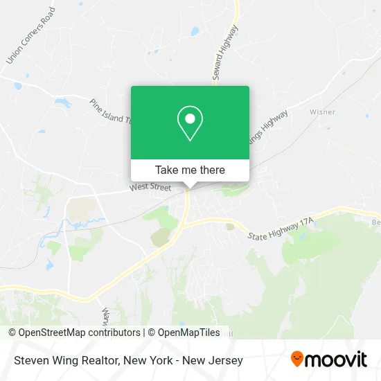 Steven Wing Realtor map