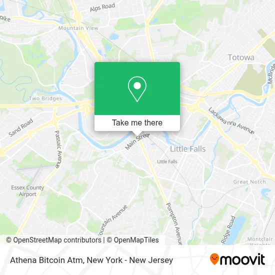 Athena Bitcoin Atm map