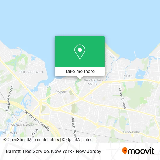 Barrett Tree Service map