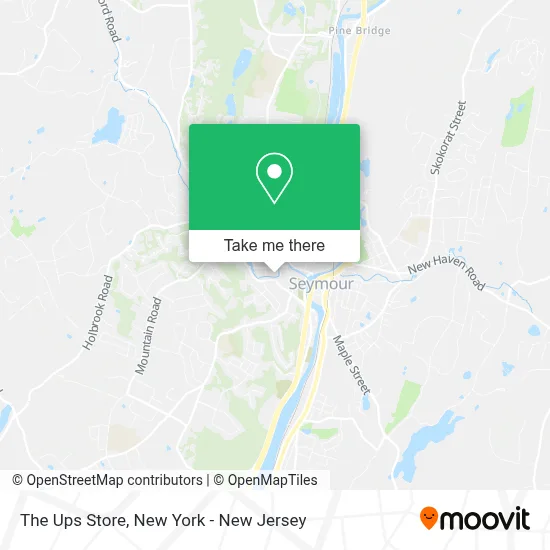 The Ups Store map