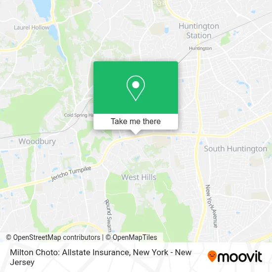 Milton Choto: Allstate Insurance map