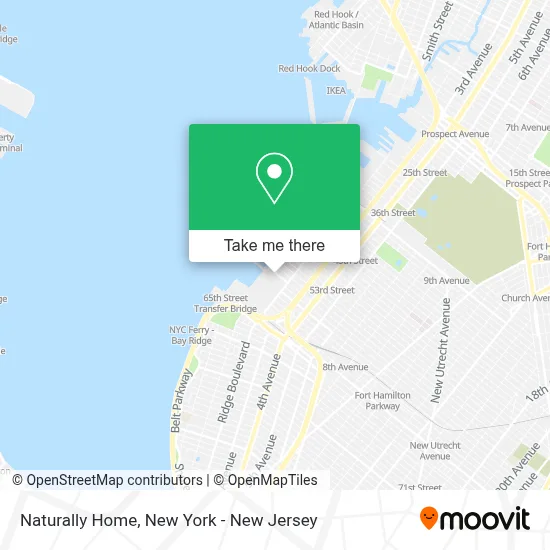 Naturally Home map