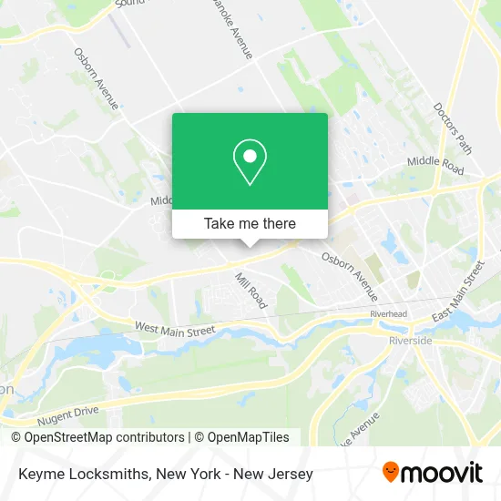Keyme Locksmiths map