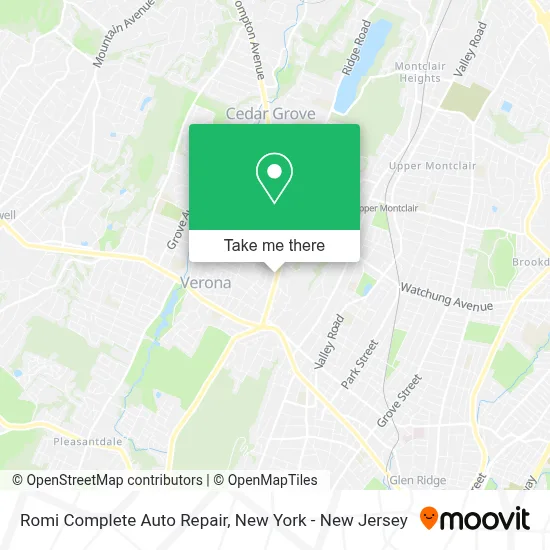 Romi Complete Auto Repair map
