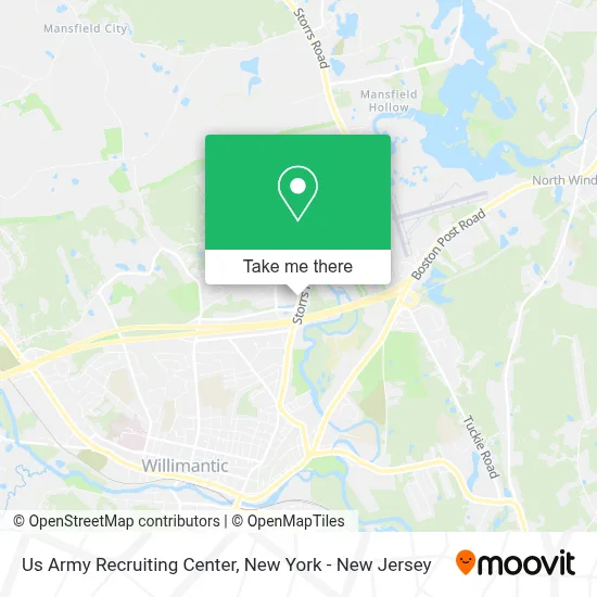 Us Army Recruiting Center map