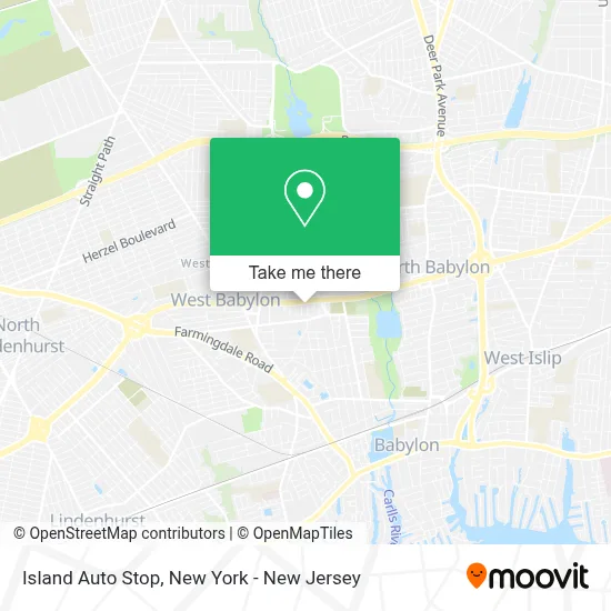 Island Auto Stop map