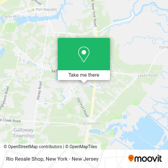 Rio Resale Shop map