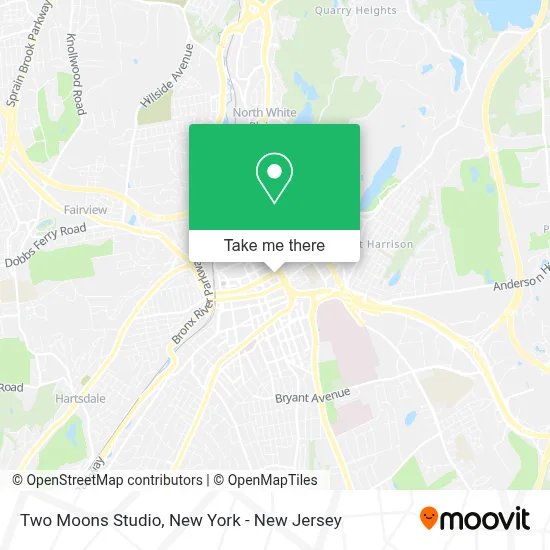 Two Moons Studio map