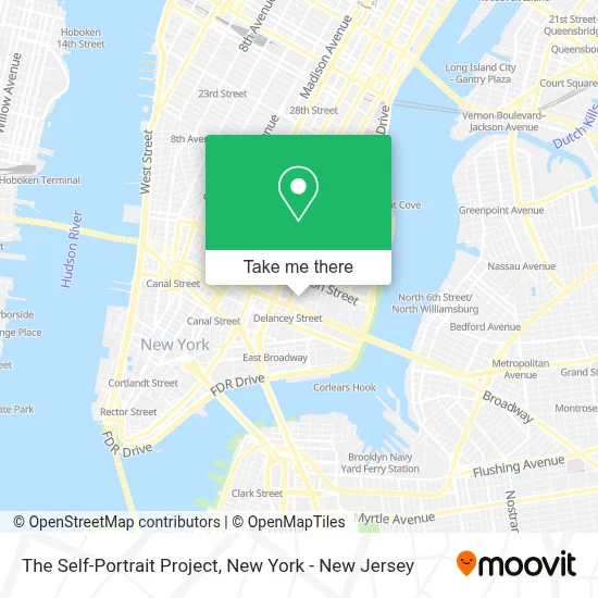The Self-Portrait Project map
