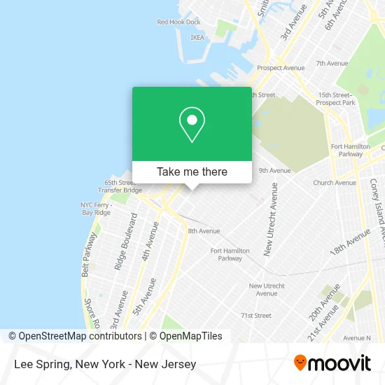 Lee Spring map