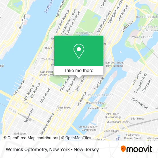 Wernick Optometry map