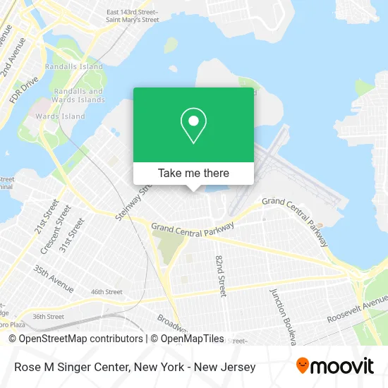 Rose M Singer Center map