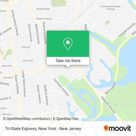 Tri-State Express map