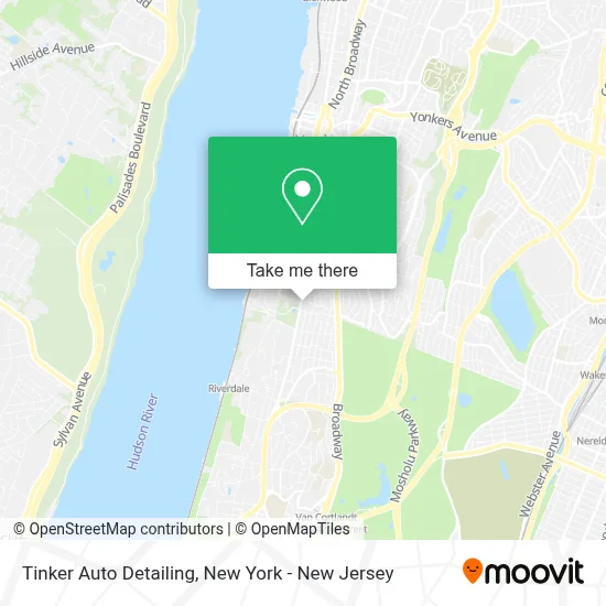 Tinker Auto Detailing map