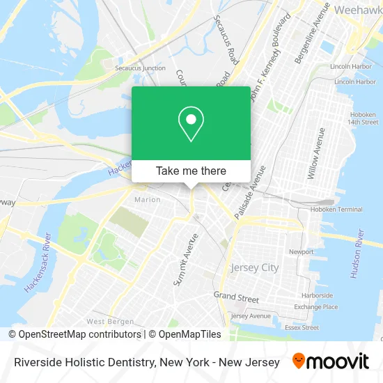 Riverside Holistic Dentistry map