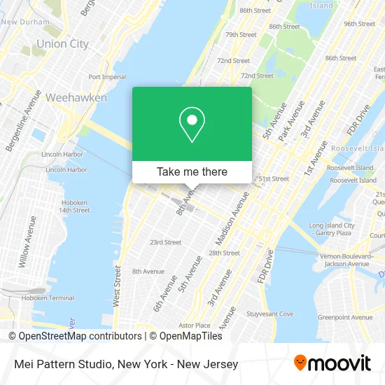 Mei Pattern Studio map