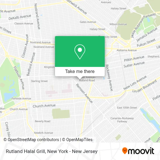 Rutland Halal Grill map