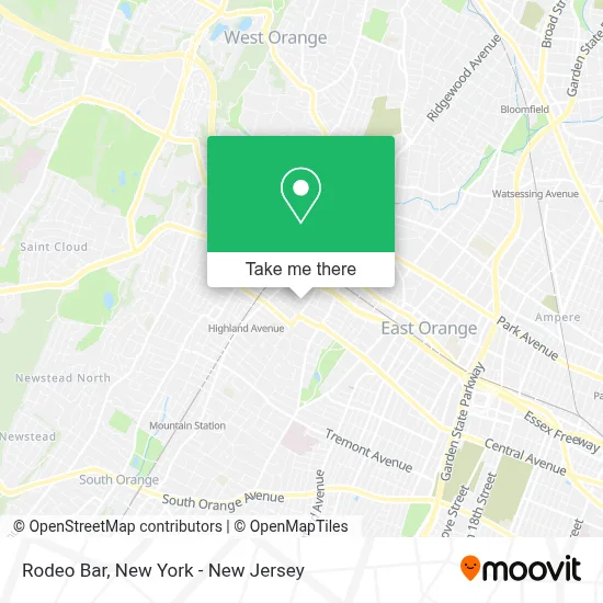 Rodeo Bar map