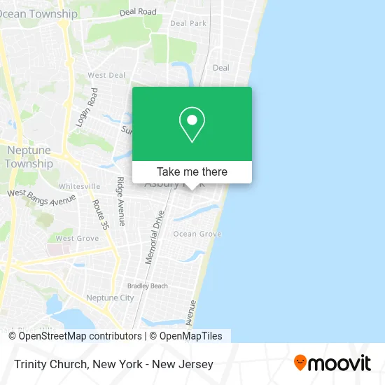 Trinity Church map