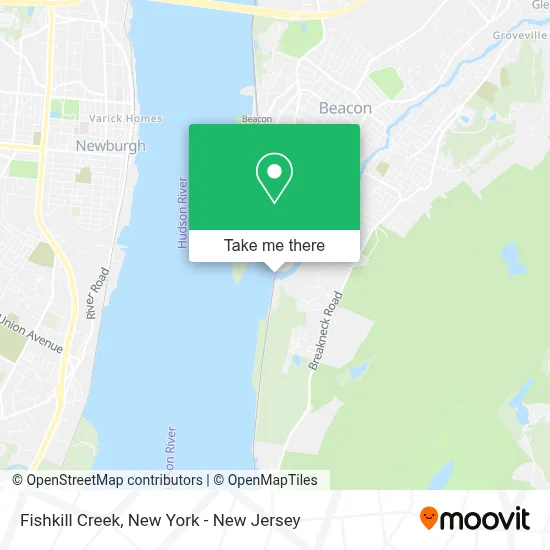 Fishkill Creek map