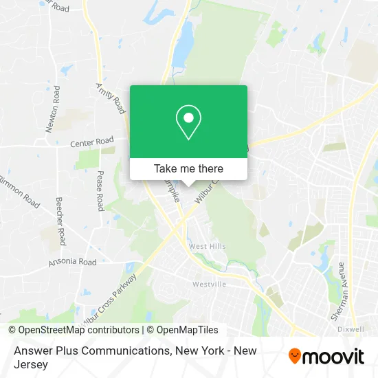 Answer Plus Communications map