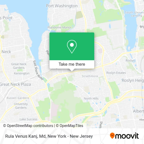 Rula Venus Kanj, Md map