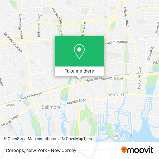 Coreops map