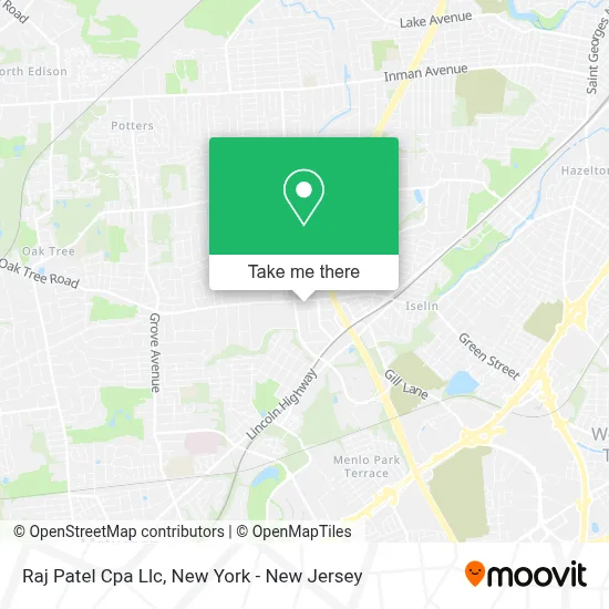 Raj Patel Cpa Llc map
