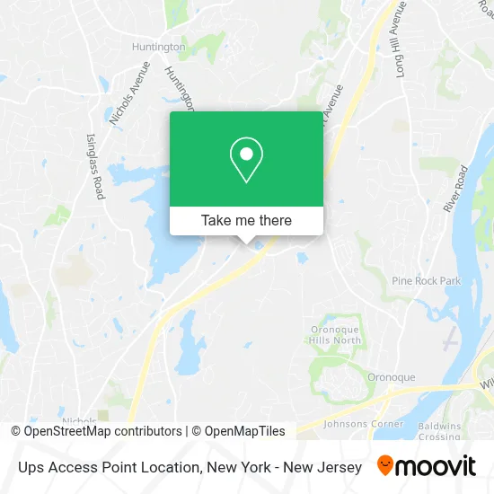Ups Access Point Location map