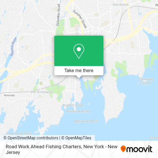 Road Work Ahead Fishing Charters map