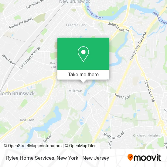Rylee Home Services map
