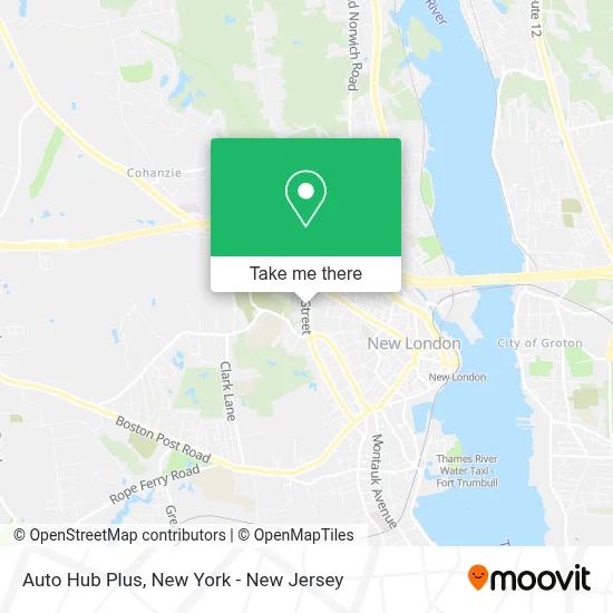 Auto Hub Plus map