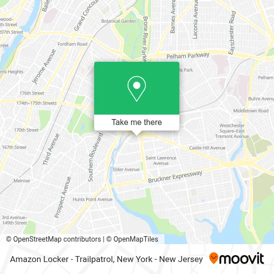 ¿Cómo llegar a Amazon Locker - Trailpatrol en Bronx en metro, autobús o ...