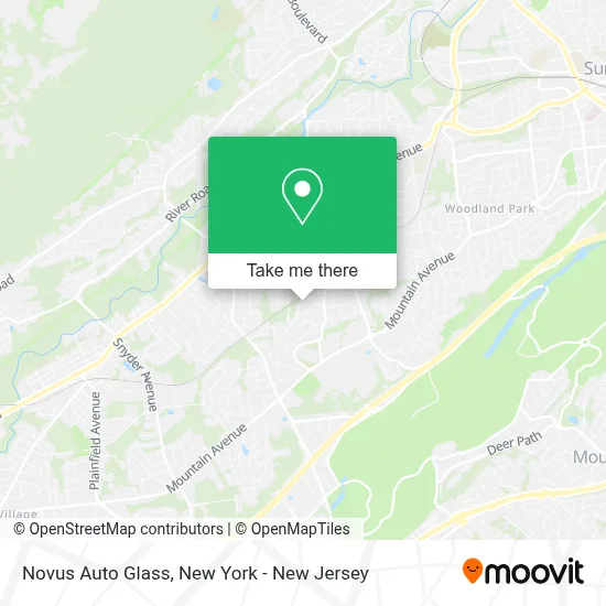 Novus Auto Glass map