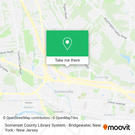 Somerset County Library System - Bridgewater map