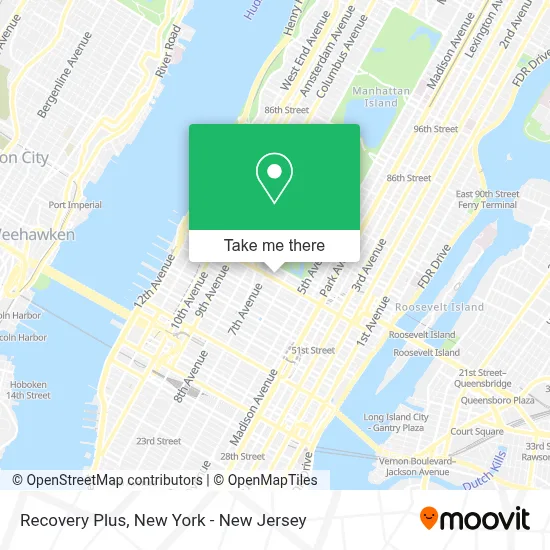 Recovery Plus map