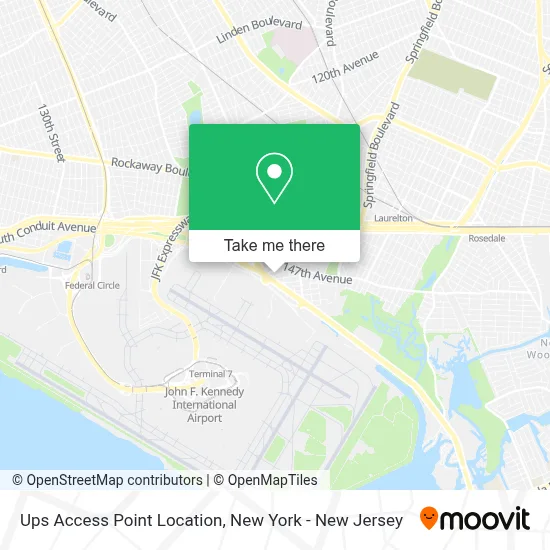 Ups Access Point Location map