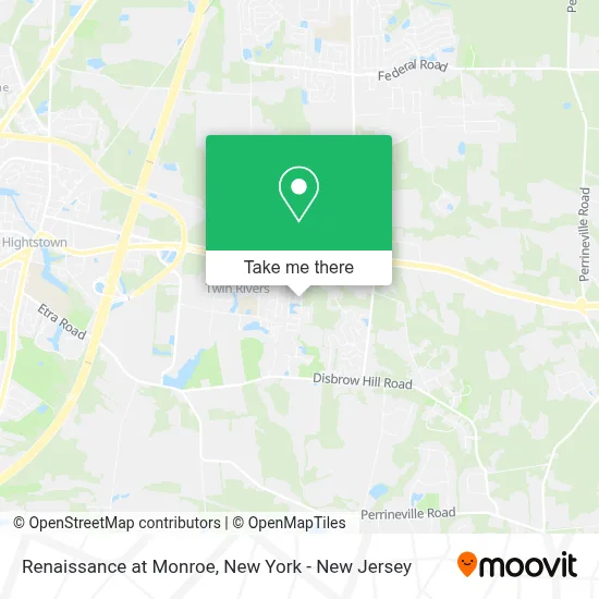 Renaissance at Monroe map